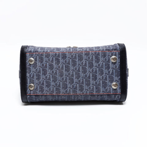 クリスチャンディオール Christian Dior トロッター キャンバス ハンドバッグ グレー WS22722