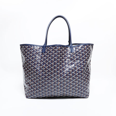 ゴヤール GOYARD サンルイ GM トートバッグ ネイビー WS22724