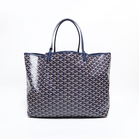 ゴヤール GOYARD サンルイ GM トートバッグ ネイビー WS22724