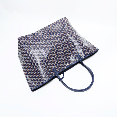 GOYARD Saint Louis GM Tote Bag Navy WS22724