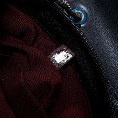 香奈儿第23号2016-2017顶部手柄2向Matelasse肩带黑色WS22728