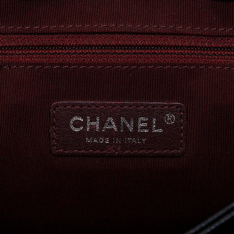 CHANEL 23 Series 2016–2017 Top Handle 2-Way Matelassé Shoulder Bag Black WS22728
