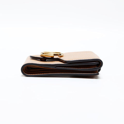 GUCCI GG Marmont Leather Double G Bifold Wallet Brown WS22732