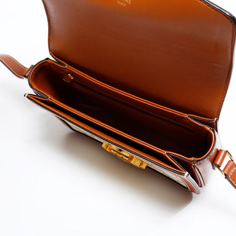 セリーヌ CELINE ティーン トリオンフ ショルダーバッグ ホワイト WS22734