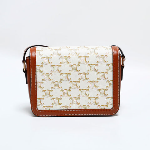 セリーヌ CELINE ティーン トリオンフ ショルダーバッグ ホワイト WS22734