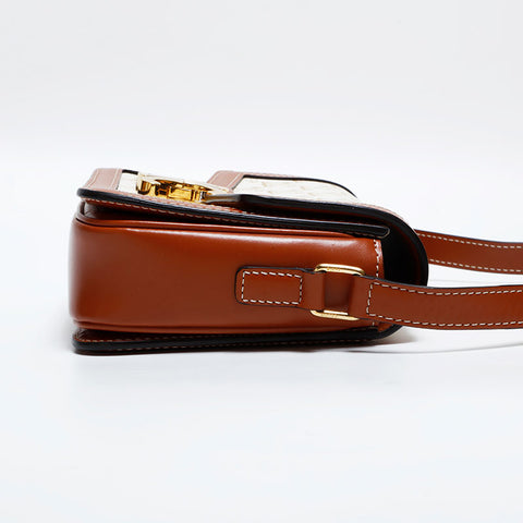 セリーヌ CELINE ティーン トリオンフ ショルダーバッグ ホワイト WS22734