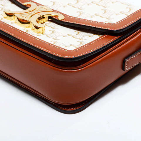セリーヌ CELINE ティーン トリオンフ ショルダーバッグ ホワイト WS22734