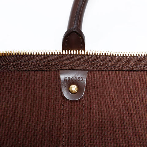 ルイ・ヴィトン LOUIS VUITTON 2007年製 ダミエ キーポル 50 ボストンバッグ ブラウン WS22736