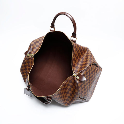 ルイ・ヴィトン LOUIS VUITTON 2007年製 ダミエ キーポル 50 ボストンバッグ ブラウン WS22736
