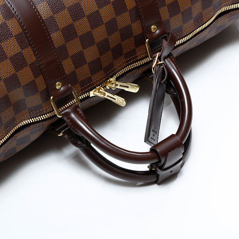 ルイ・ヴィトン LOUIS VUITTON 2007年製 ダミエ キーポル 50 ボストンバッグ ブラウン WS22736