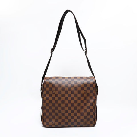 ルイ・ヴィトン LOUIS VUITTON 2004年製 ダミエ ナヴィグリオ ショルダーバッグ ブラウン WS22737