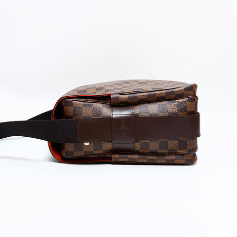 LOUIS VUITTON 2004 Damier Naviglio Shoulder Bag Brown WS22737