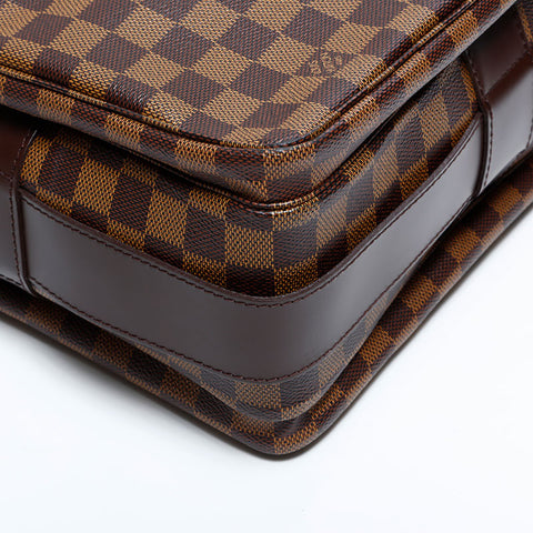 LOUIS VUITTON 2004 Damier Naviglio Shoulder Bag Brown WS22737