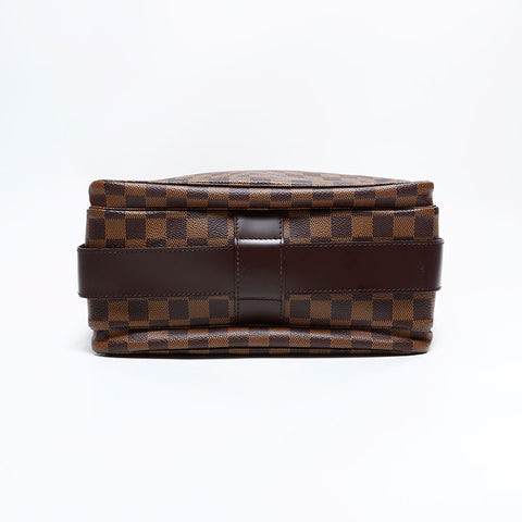 LOUIS VUITTON 2004 Damier Naviglio Shoulder Bag Brown WS22737