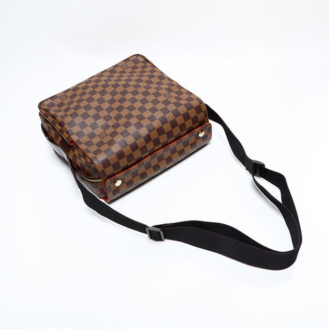 ルイ・ヴィトン LOUIS VUITTON 2004年製 ダミエ ナヴィグリオ ショルダーバッグ ブラウン WS22737