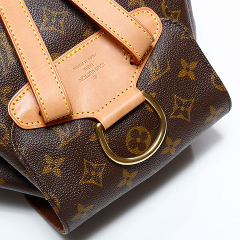 ルイ・ヴィトン LOUIS VUITTON 2001年製 モンスリMM モノグラム リュック・デイパック ブラウン WS22738