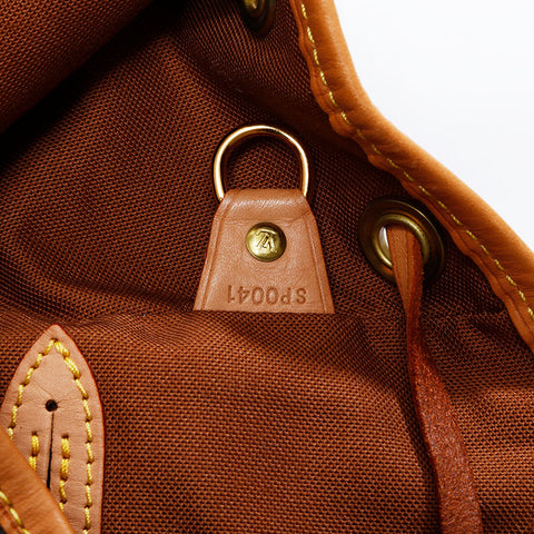 ルイ・ヴィトン LOUIS VUITTON 2001年製 モンスリMM モノグラム リュック・デイパック ブラウン WS22738