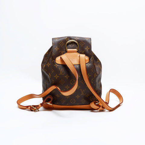 ルイ・ヴィトン LOUIS VUITTON 2001年製 モンスリMM モノグラム リュック・デイパック ブラウン WS22738