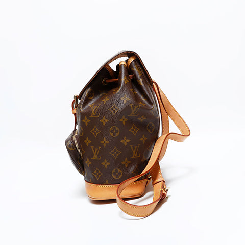 ルイ・ヴィトン LOUIS VUITTON 2001年製 モンスリMM モノグラム リュック・デイパック ブラウン WS22738