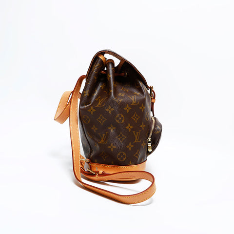ルイ・ヴィトン LOUIS VUITTON 2001年製 モンスリMM モノグラム リュック・デイパック ブラウン WS22738