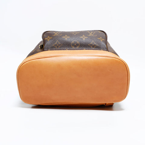 ルイ・ヴィトン LOUIS VUITTON 2001年製 モンスリMM モノグラム リュック・デイパック ブラウン WS22738