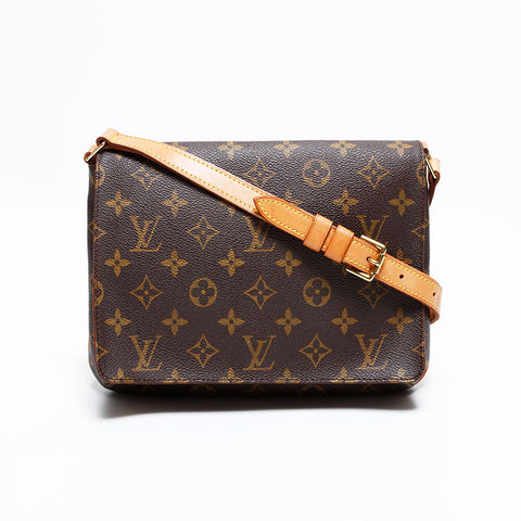 ルイ・ヴィトン LOUIS VUITTON 1998年製 モノグラム ミュゼットタンゴ ショルダーバッグ ブラウン WS22739