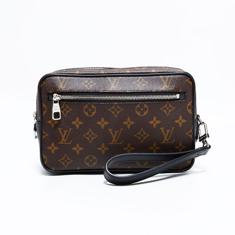 ルイ・ヴィトン LOUIS VUITTON 2018年製 モノグラム ポシェット カサイ クラッチバッグ ブラウン WS22740