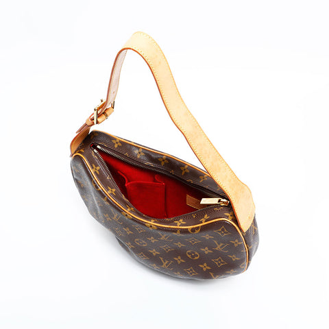 ルイ・ヴィトン LOUIS VUITTON 2003年製 モノグラム クロワッサンMM ショルダーバッグ ブラウン WS22741