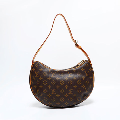 ルイ・ヴィトン LOUIS VUITTON 2003年製 モノグラム クロワッサンMM ショルダーバッグ ブラウン WS22741
