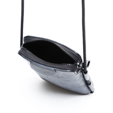 ルイ・ヴィトン LOUIS VUITTON モノグラムシャドウ レースアップ ポーチ ショルダーバッグ ブラック WS22742