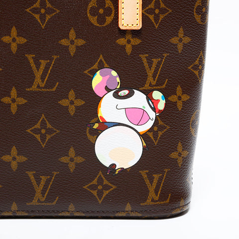 ルイ・ヴィトン LOUIS VUITTON 2004年製 ヴァヴァン PM モノグラム パンダ 村上隆 ハンドバッグ ブラウン WS22743