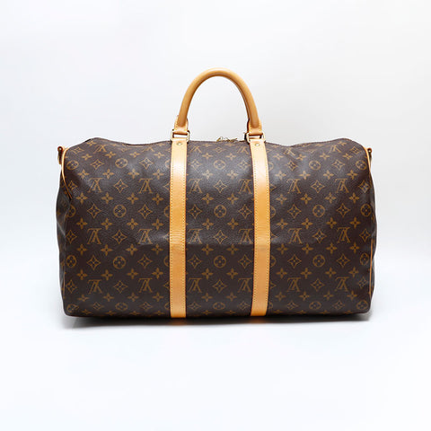 ルイ・ヴィトン LOUIS VUITTON 1998年製 モノグラム キーポル バンドリエール50 ボストンバッグ ブラウン WS22745