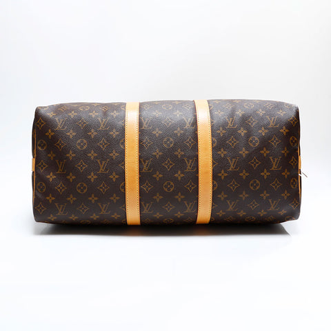 ルイ・ヴィトン LOUIS VUITTON 1998年製 モノグラム キーポル バンドリエール50 ボストンバッグ ブラウン WS22745