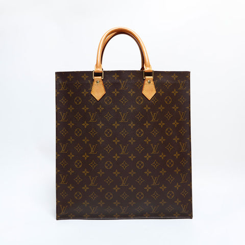ルイ・ヴィトン LOUIS VUITTON 2002年製 モノグラム サックプラ ハンドバッグ ブラウン WS22747