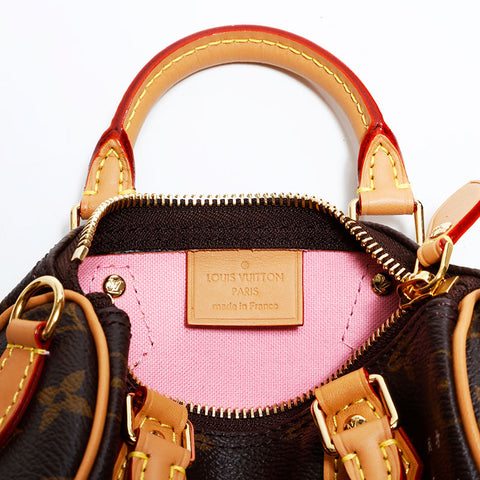 ルイ・ヴィトン LOUIS VUITTON 2023年製 モノグラム ヴィヴィエンヌ ナノ スピーディ ハンドバッグ ブラウン WS22749