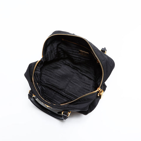 プラダ PRADA ナイロン ハンドバッグ ブラック WS22751