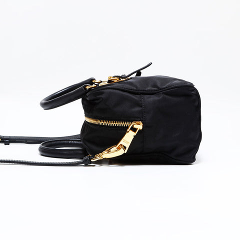 プラダ PRADA ナイロン ハンドバッグ ブラック WS22751