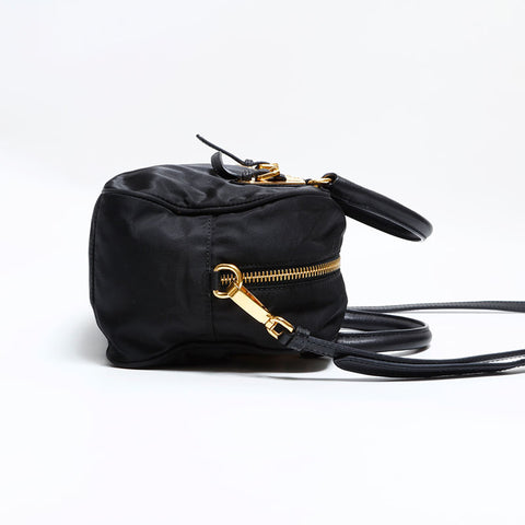 プラダ PRADA ナイロン ハンドバッグ ブラック WS22751
