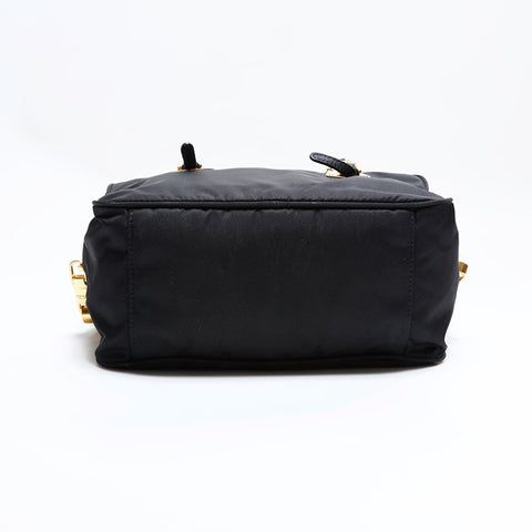 プラダ PRADA ナイロン ハンドバッグ ブラック WS22751