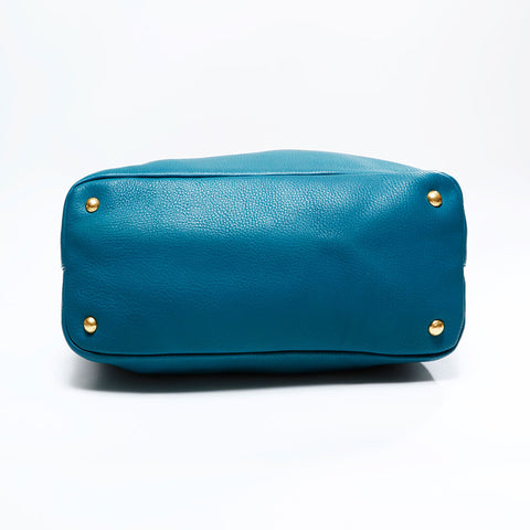 プラダ PRADA 2way レザー トートバッグ グリーン WS22752