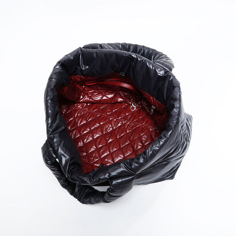 シャネル CHANEL 13番台 2009-2010 ナイロン コココクーン トートバッグ ブラック WS22759
