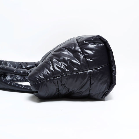 シャネル CHANEL 13番台 2009-2010 ナイロン コココクーン トートバッグ ブラック WS22759