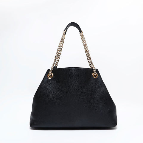 グッチ GUCCI レザー ソーホー タッセル トートバッグ ブラック WS22761