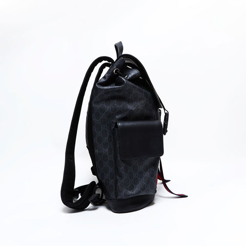 グッチ GUCCI GGスプリーム PVC ラージ リュック・デイパック ブラック WS22762