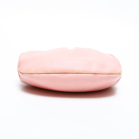 Salvatore Ferragamo Leather Mini Clasp手提包粉红色WS22763