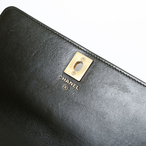シャネル CHANEL ミニ マトラッセ チェーン ウォレット ショルダーバッグ カーキ WS22764
