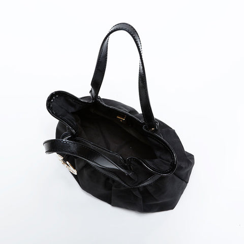 フェンディ FENDI ズッカ キャンバス ハンドバッグ ブラック WS22769