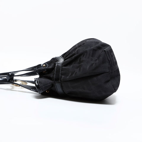 FENDI Zucca canvas Handbag black WS22769