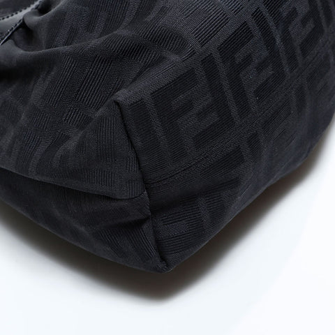 フェンディ FENDI ズッカ キャンバス ハンドバッグ ブラック WS22769