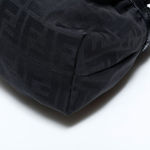 フェンディ FENDI ズッカ キャンバス ハンドバッグ ブラック WS22769